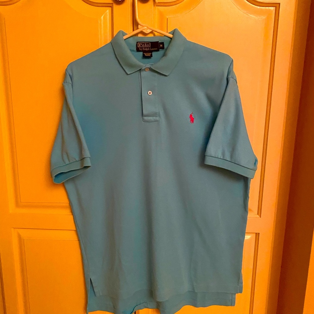 Polo by Ralph Lauren Men's Blue Polo Shirt